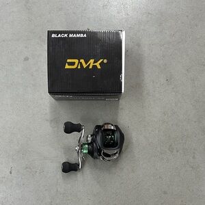 Michael Kors Black Mamba Baitcasting Reel - Black and Green